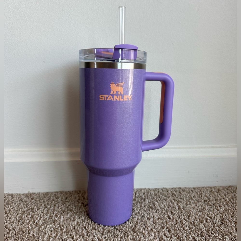 Stanley Periwinkle Shimmer 40oz with Straw